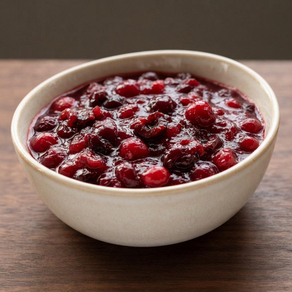 Pressure Cooker Cherry-Orange Cranberry Sauce