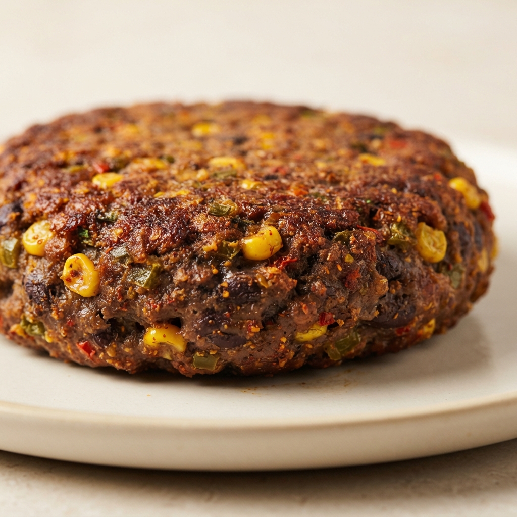 Fiery Black Bean Burger Patties