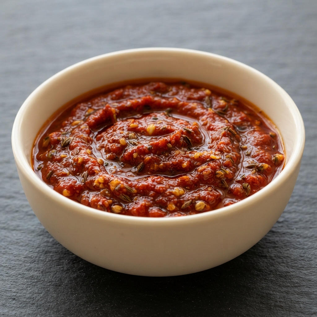 Tunisian-Style Harissa Chili Paste