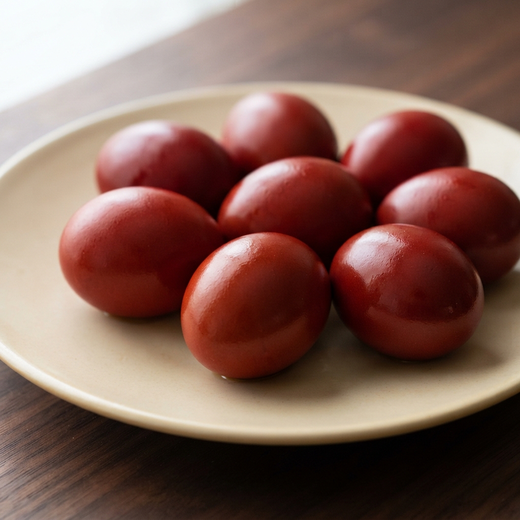 Traditional Greek Red Easter Eggs (Naturally Dyed)