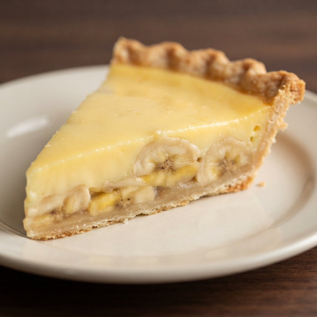 Classic Banana Custard Pie