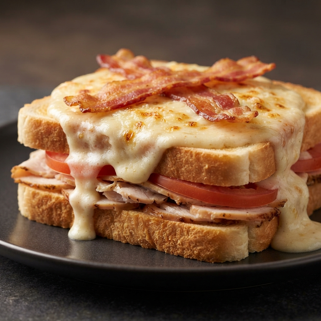 Classic Kentucky Hot Brown Sandwich