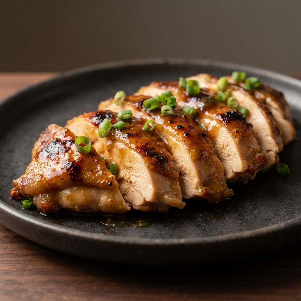 Roasted Chicken with Honey-Mustard Glaze