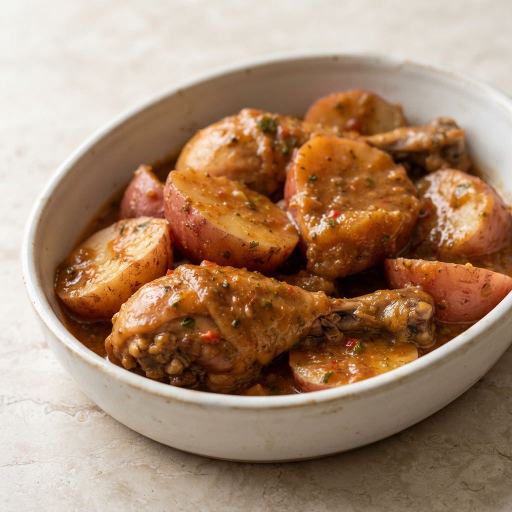 Pollo (Chicken) Fricassee from Puerto Rico