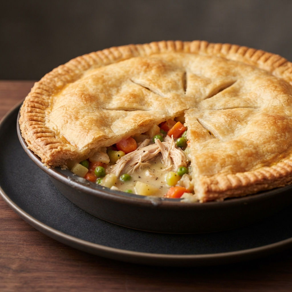 Homestyle Pot Pie with Rotisserie Chicken