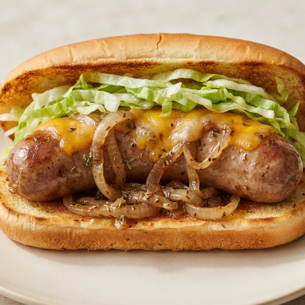 Slow-Cooker Beer Bratwurst