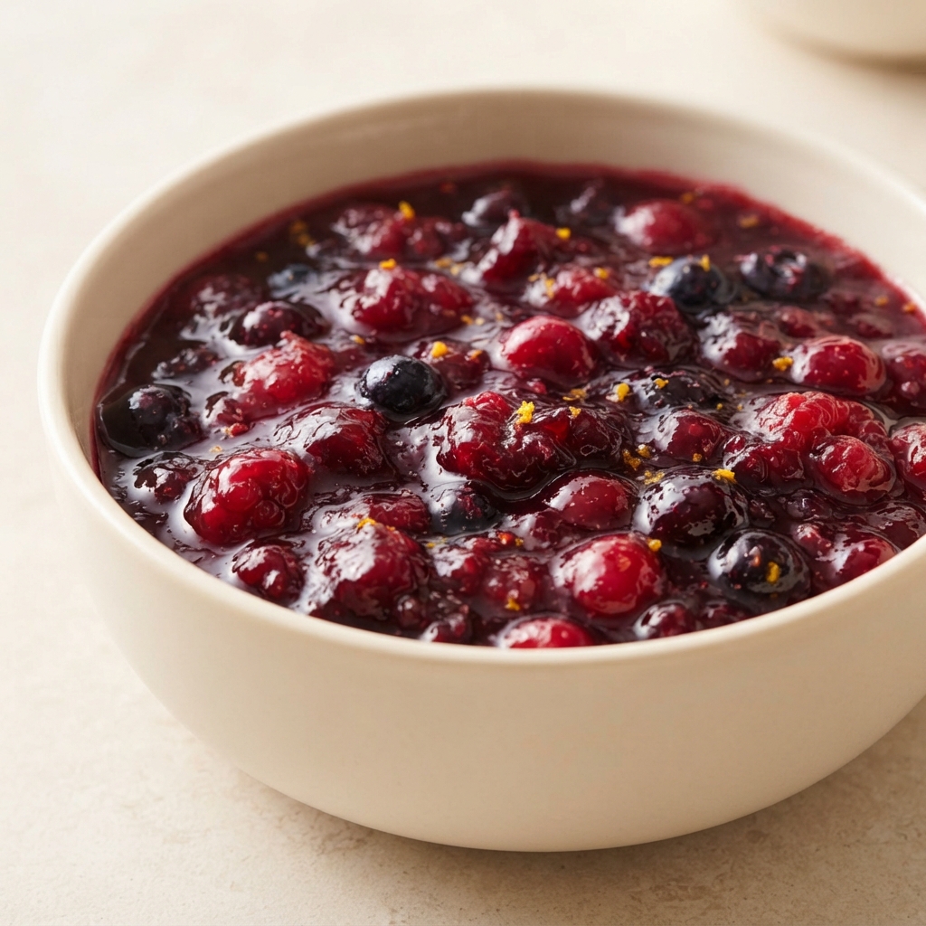 Mixed Berry Cranberry Sauce