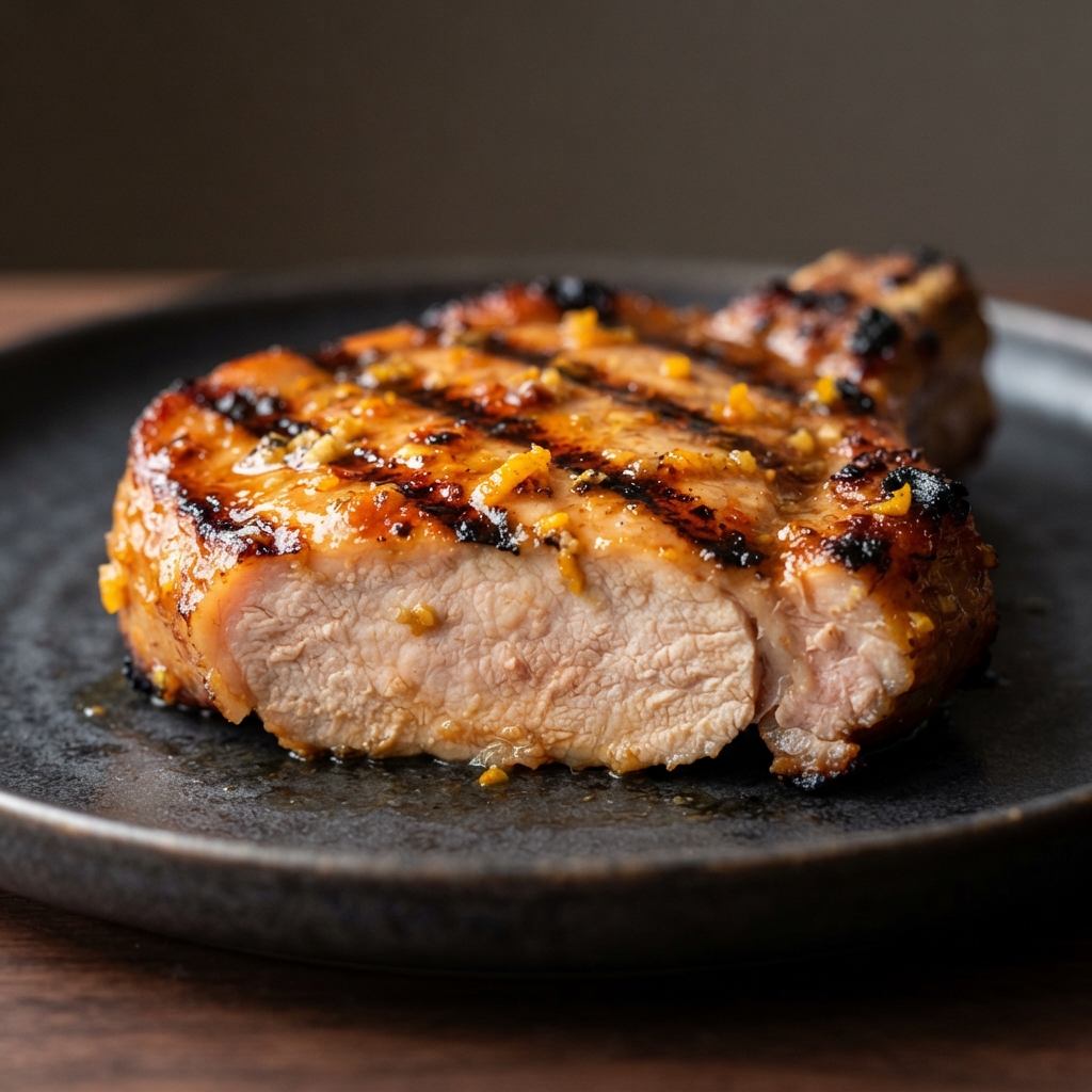 Citrus-Ginger Grilled Pork Chops