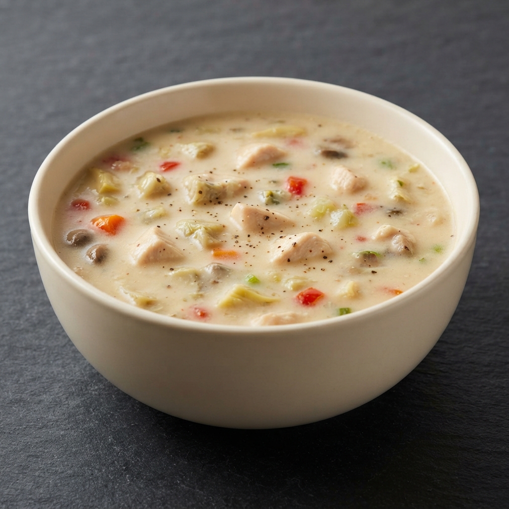 Creamy Chicken & Artichoke Soup