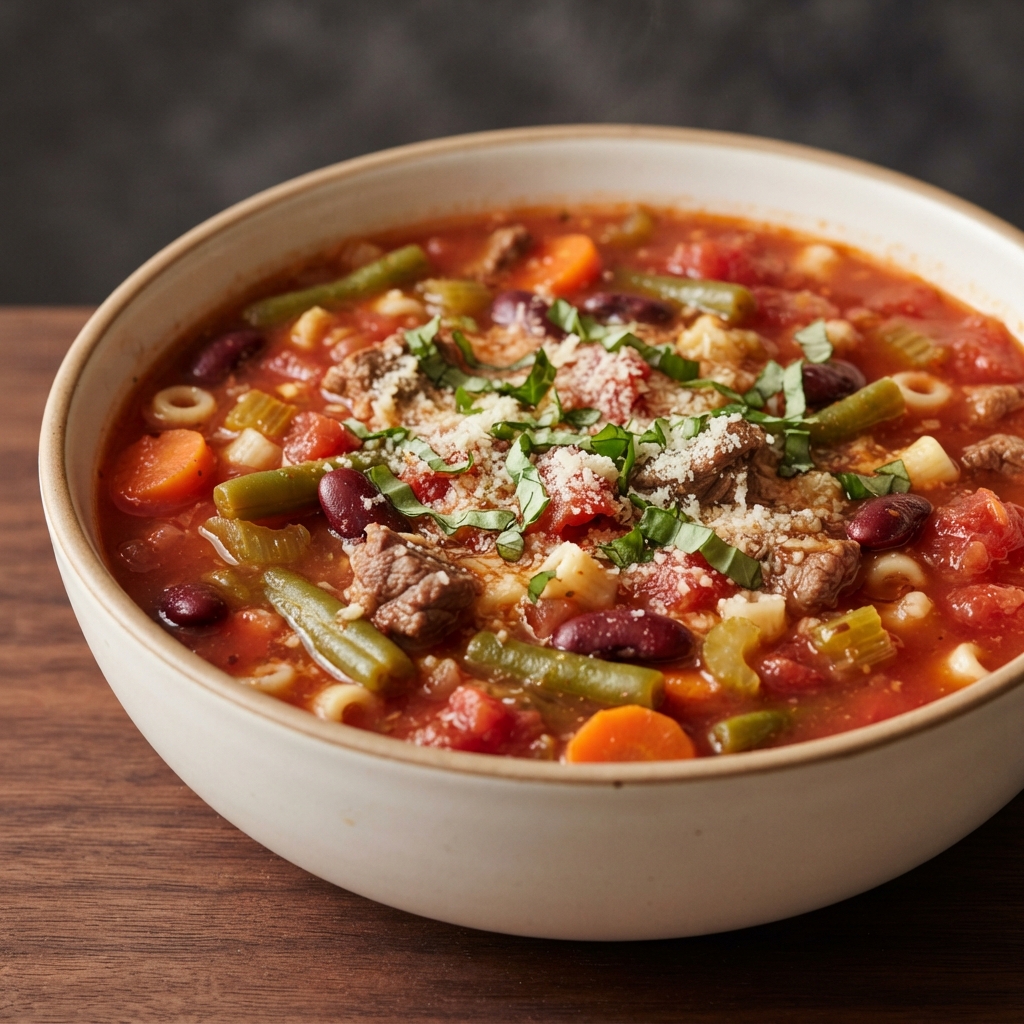 Instant Pot Hearty Minestrone Soup