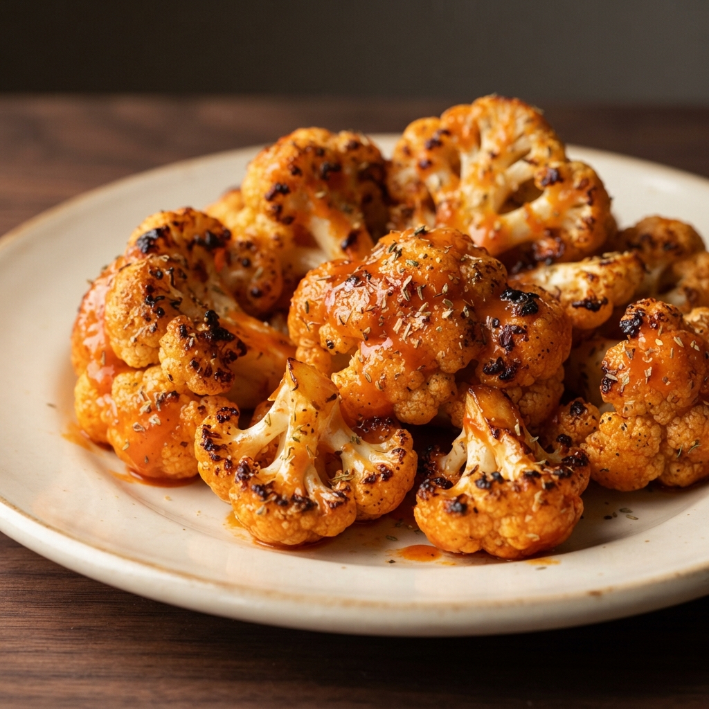 Foil-Packet Buffalo Cauliflower on the Grill