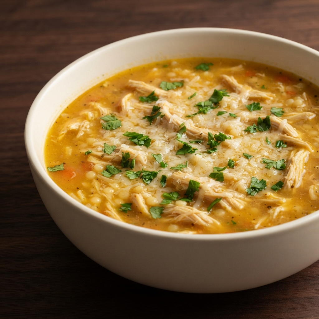 Slow Cooker Pastina Chicken Soup (Italian Penicillin)