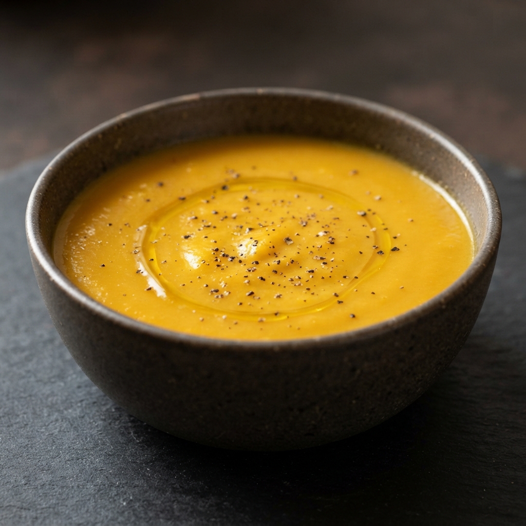 Creamy Butternut Squash Soup with Almond Milk (Vegan)