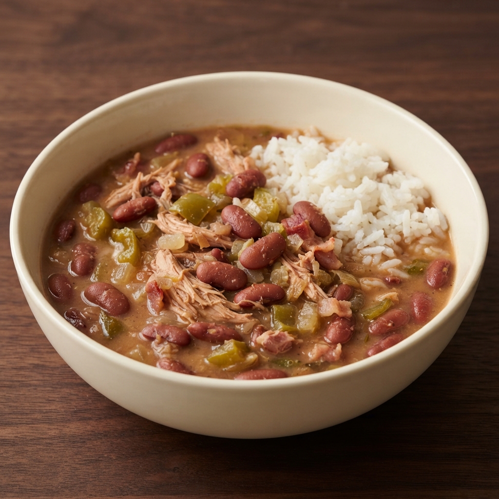 Pressure Cooker NOLA-Style Red Beans with Rice