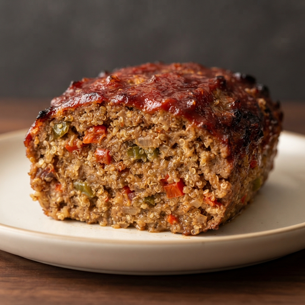 Lightened-Up Quinoa Meatloaf