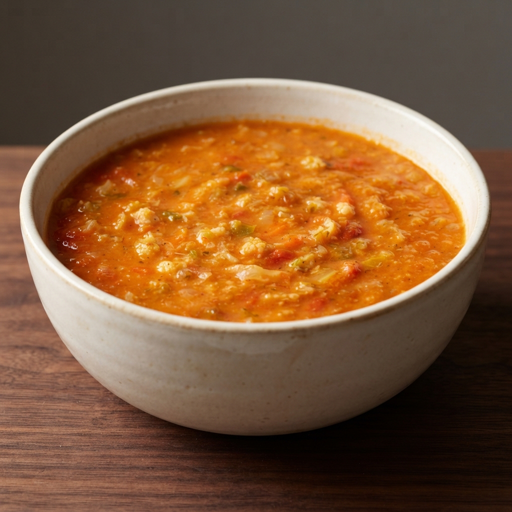 Spanish Vegetable and Garlic Soup