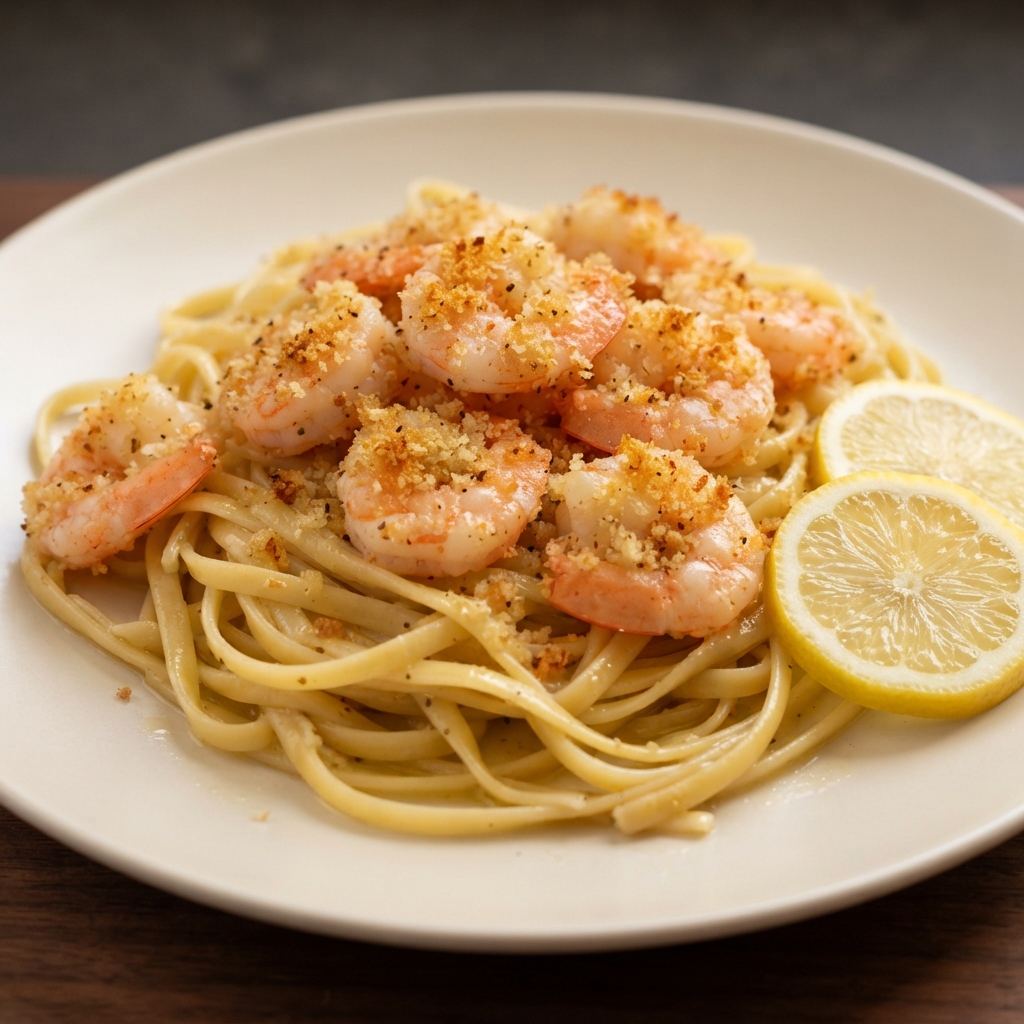 Fast Weeknight Shrimp Scampi (3000 kcal OMAD)
