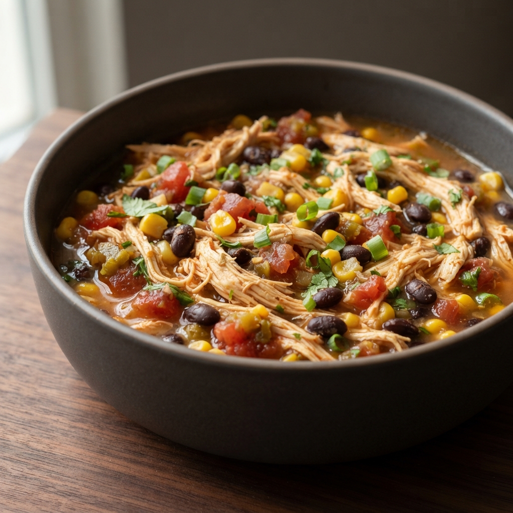 Set-It-and-Forget-It Santa Fe Slow Cooker Chicken