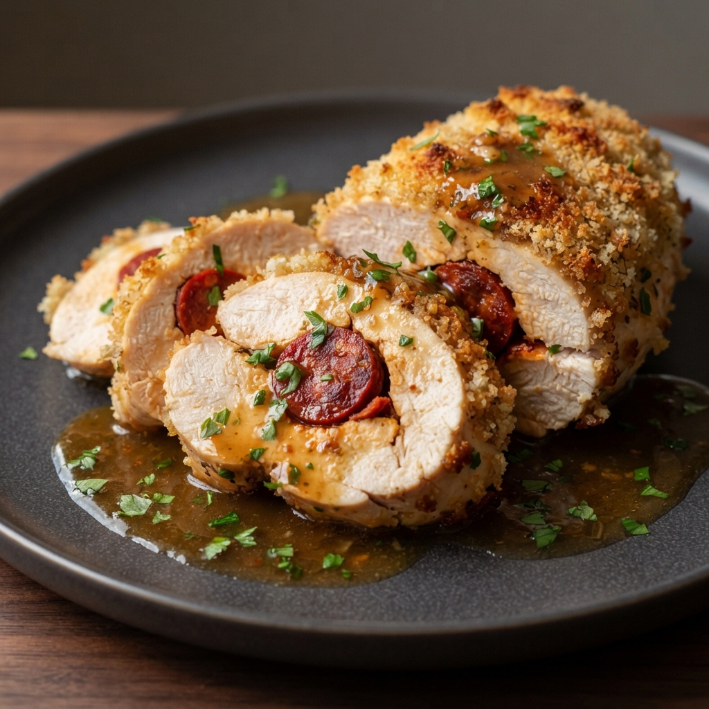 Chicken Breasts Stuffed with Spanish Chorizo