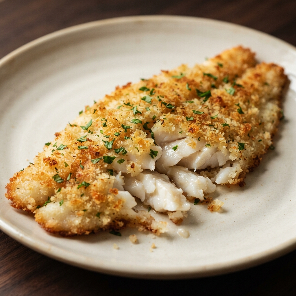 Panko-Crusted Tilapia Fillets