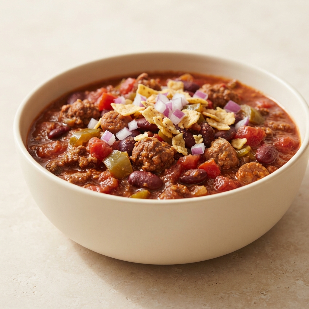 Lightened-Up Boilermaker Tailgate Chili