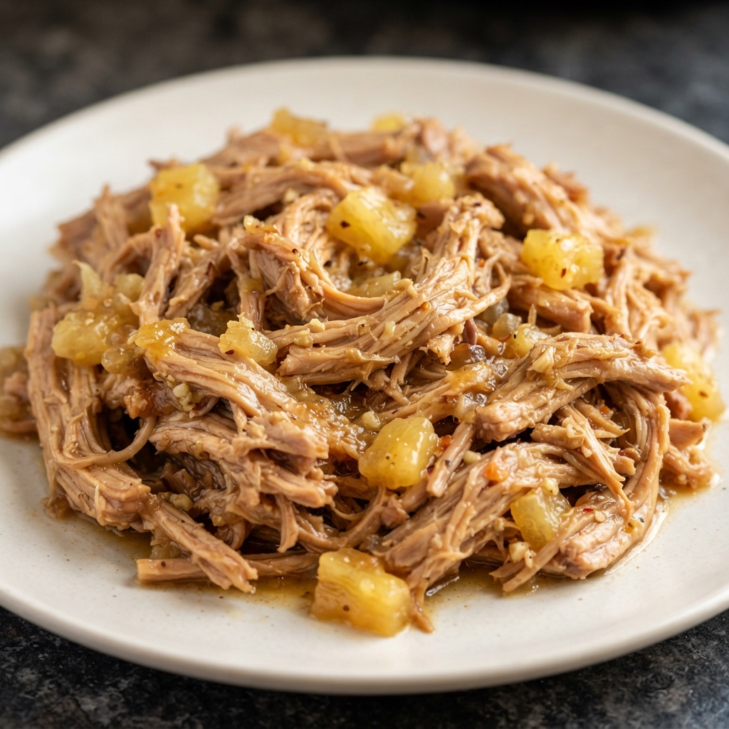 Crockpot Pineapple Pulled Pork