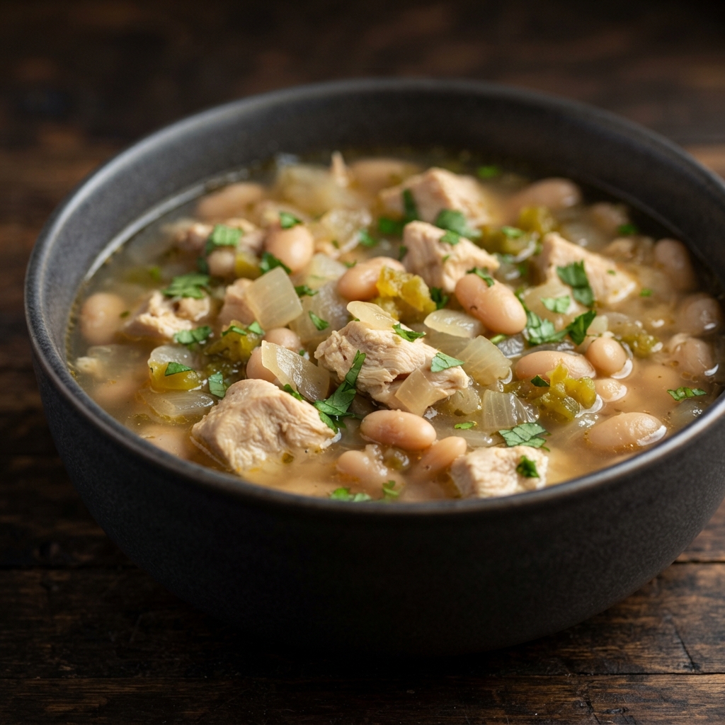 Simple Chicken and White Bean Soup
