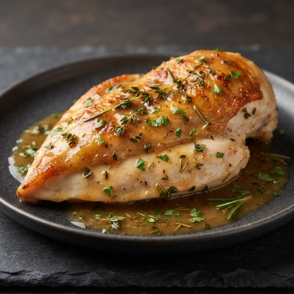 Skillet-Seared Chicken Breasts