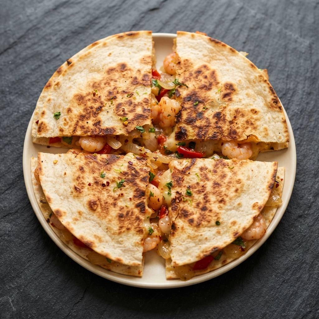 Cilantro-Lime Shrimp Quesadillas