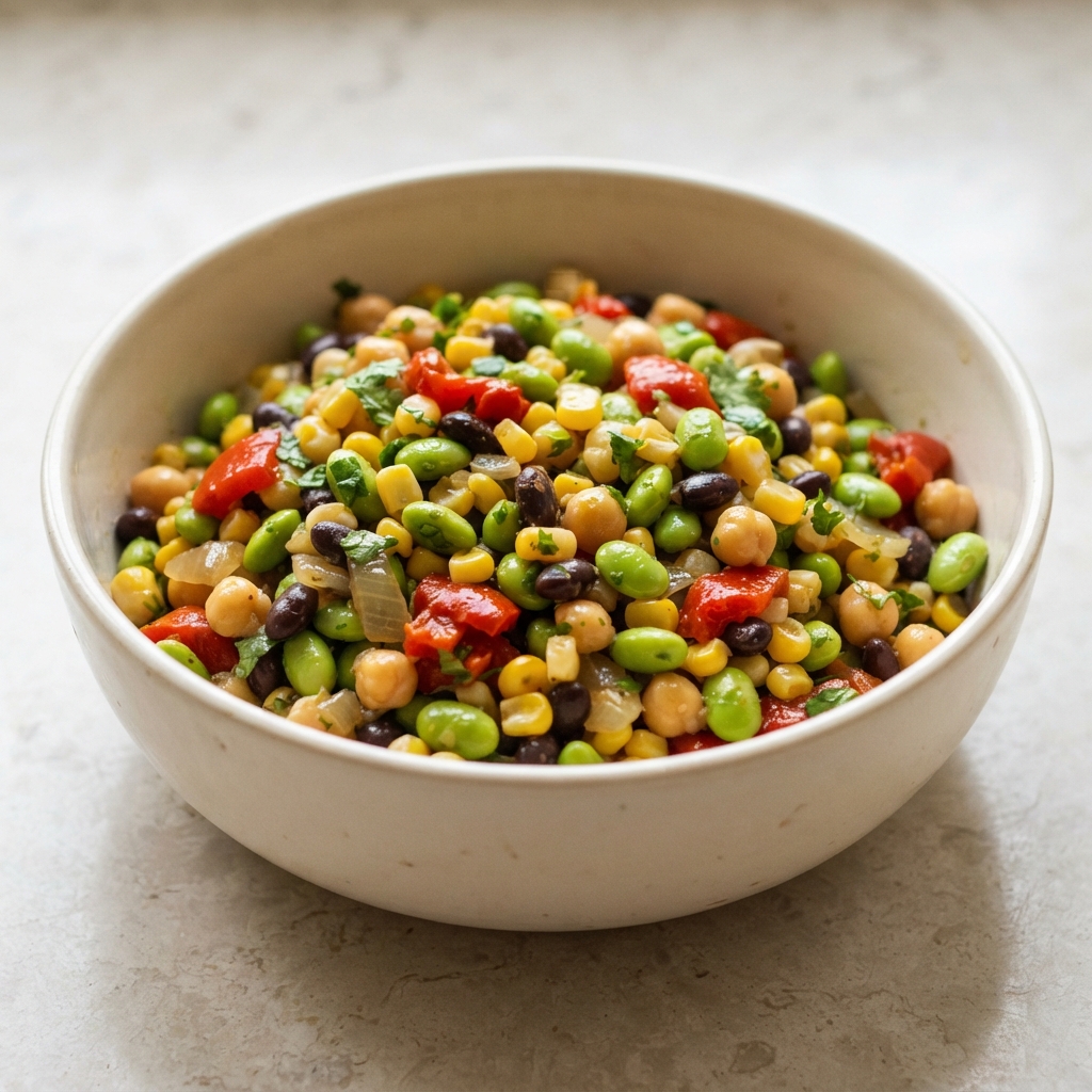 Edamame and Bean Power Salad