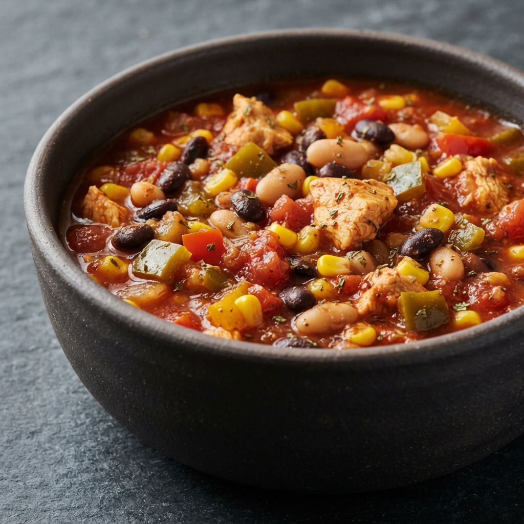 Two-Bean Chicken Chili