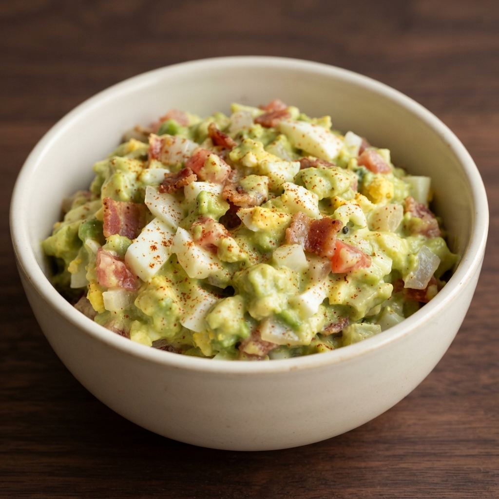 Avocado-Egg Salad Tostada Filling