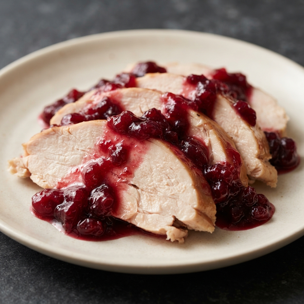 Crockpot Cranberry Turkey Breast