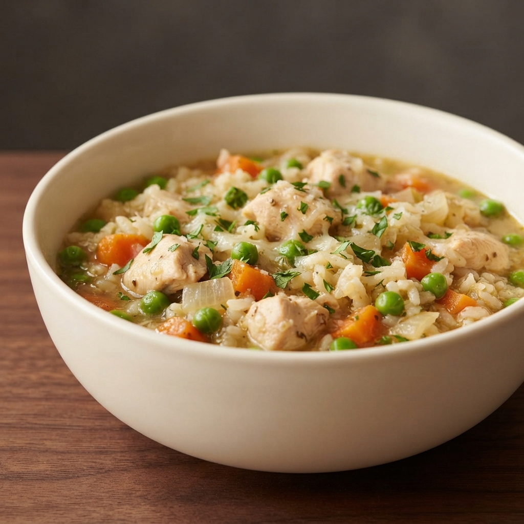 Slow Cooker Chicken and Rice