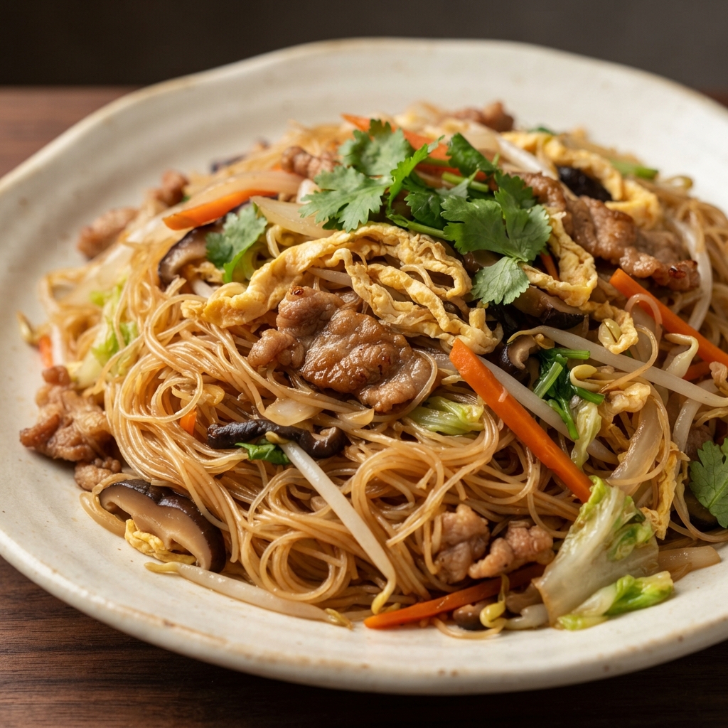 Taiwanese Stir-Fried Rice Vermicelli (Tsao Mi Fun)