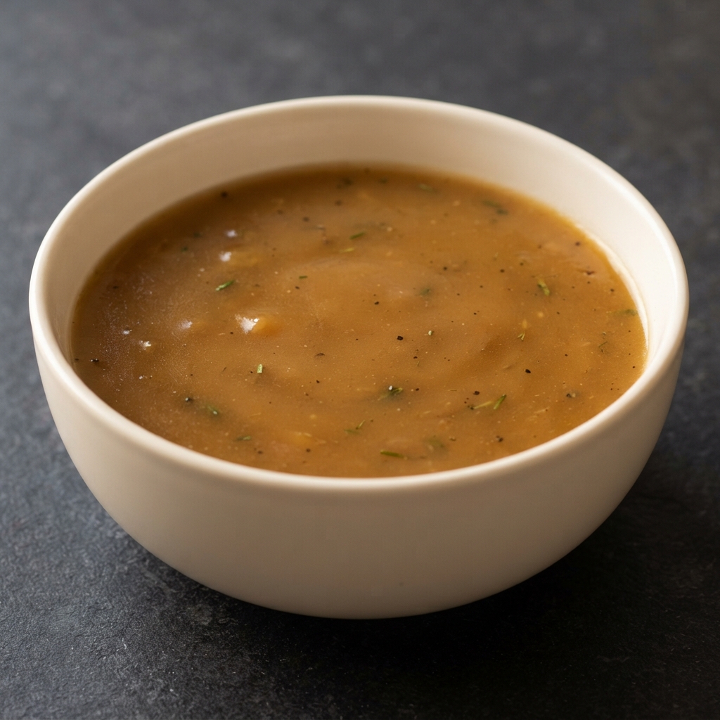 Turkey Gravy with White Wine and Rosemary