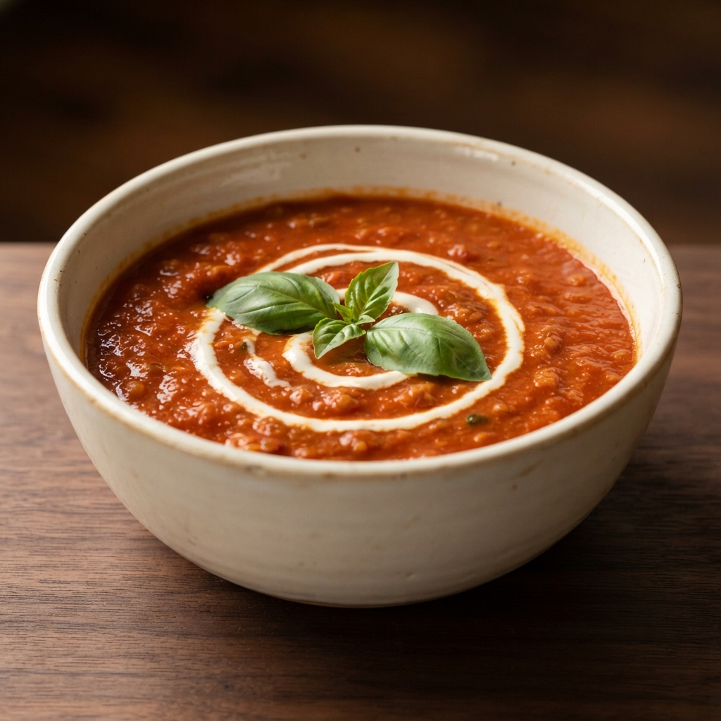 Spicy Tomato and Lentil Soup