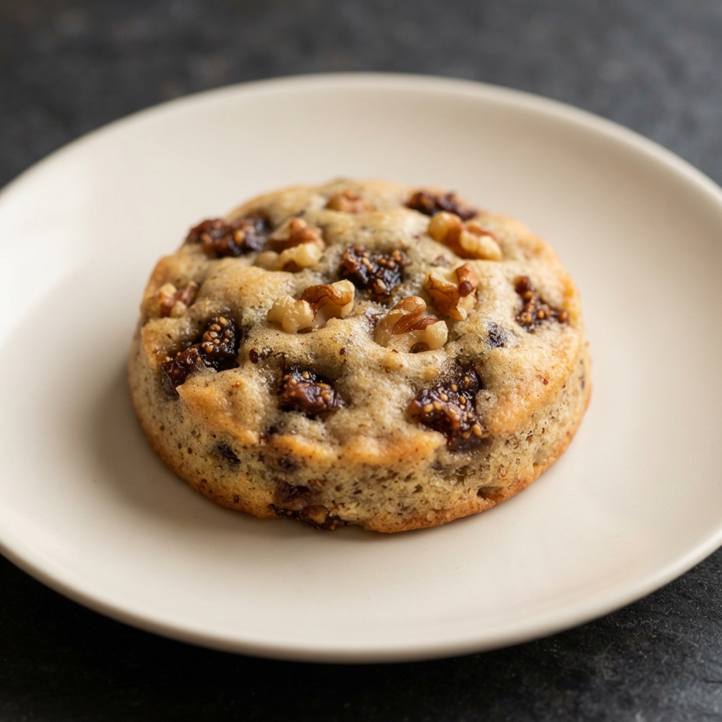Tender Fresh Fig Walnut Cookies