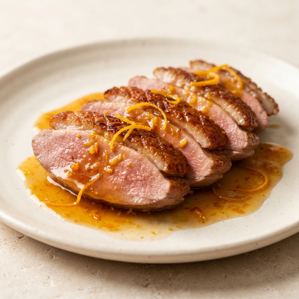 Orange-Glazed Duck Breast