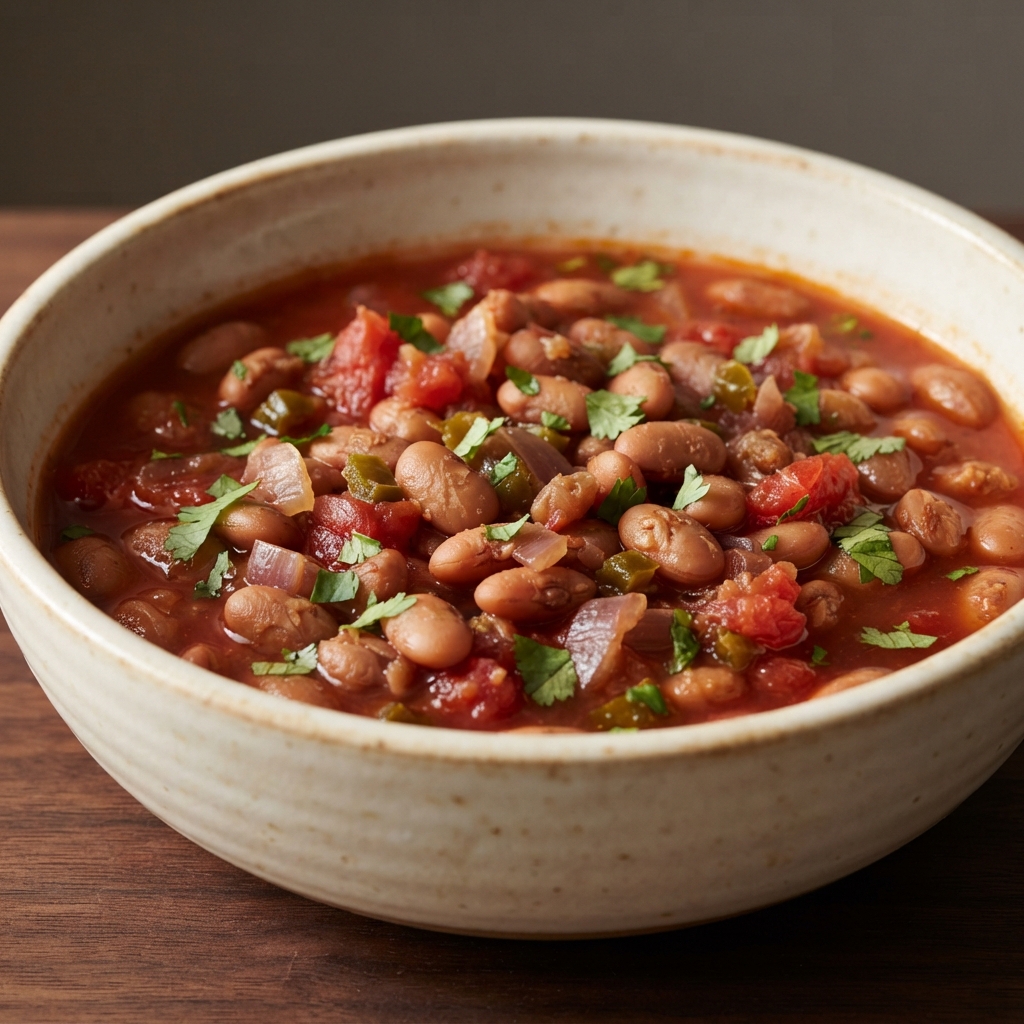Pinto Beans with Mexican Flavors