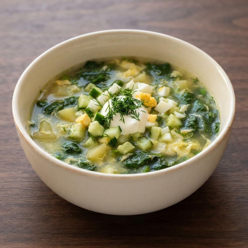 Green Springtime Borscht