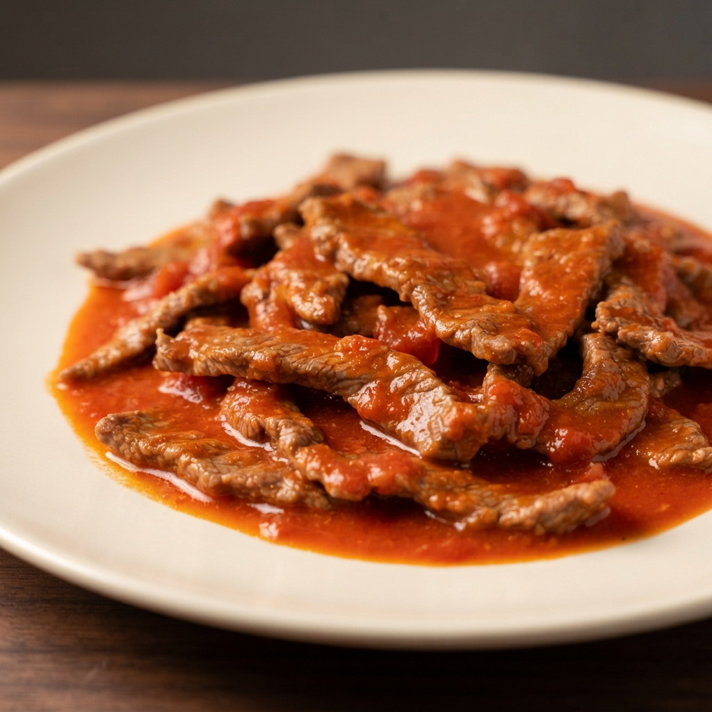 Beef in Red Chile Sauce
