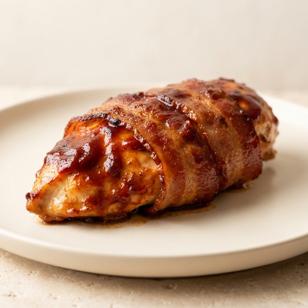 BBQ Bacon-Wrapped Chicken Bake