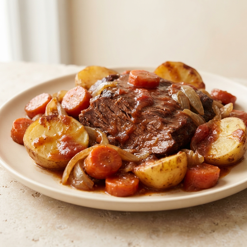 Tomato-Braised Pot Roast