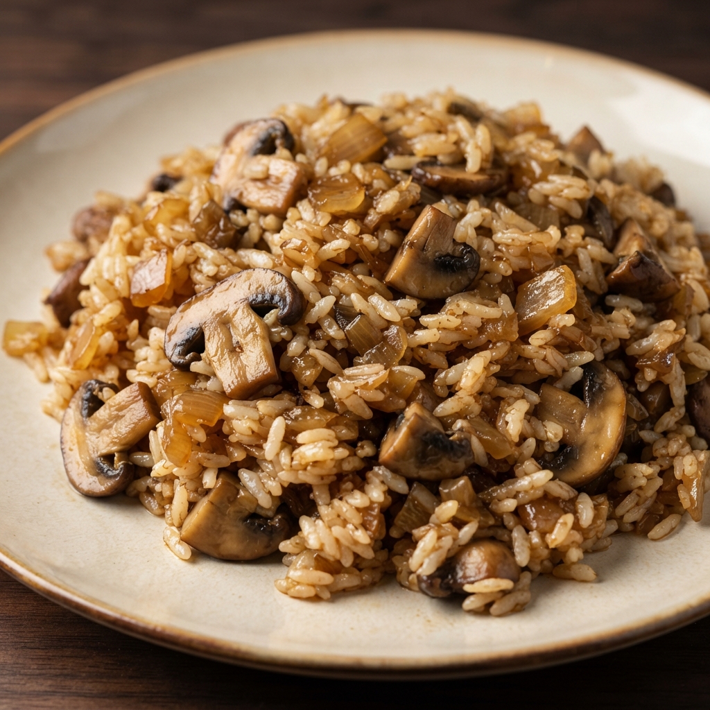 Rice Pilaf with Mushrooms