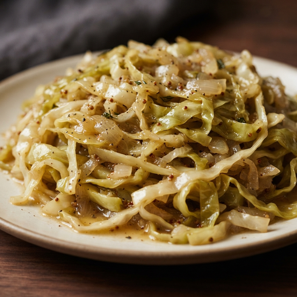 Cabbage Braised with Beer