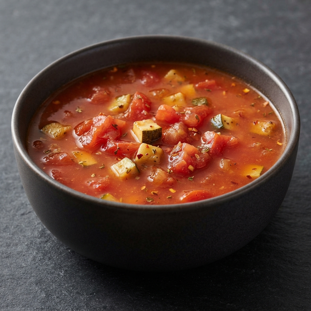 Garden-Fresh Tomato and Zucchini Soup