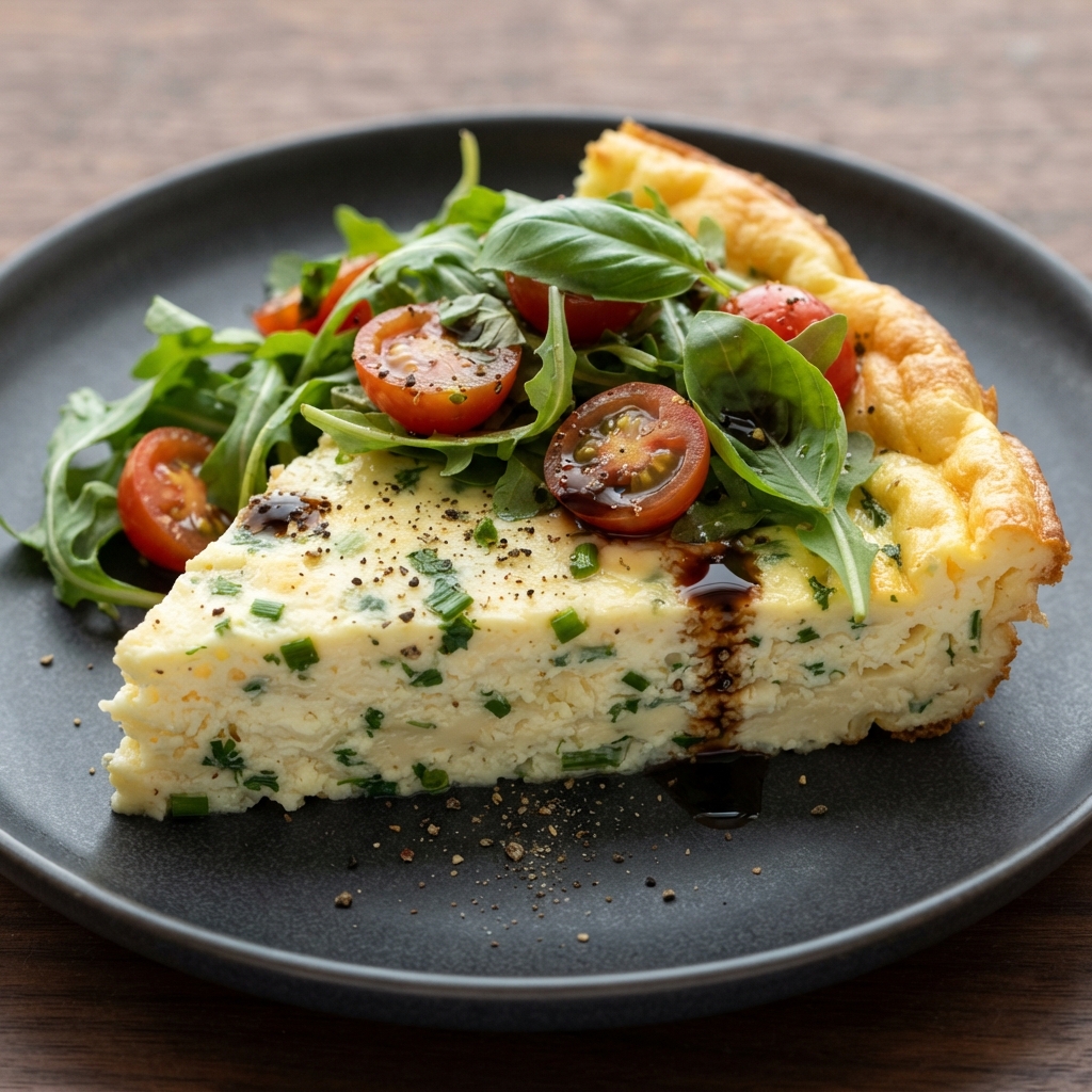 Ricotta Egg Bake (Crustless Quiche)