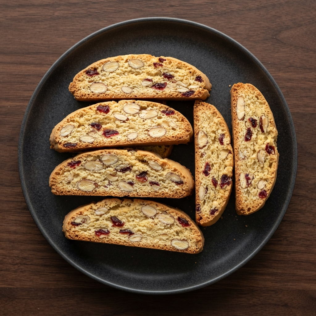 Almond Cranberry Twice-Baked Biscotti