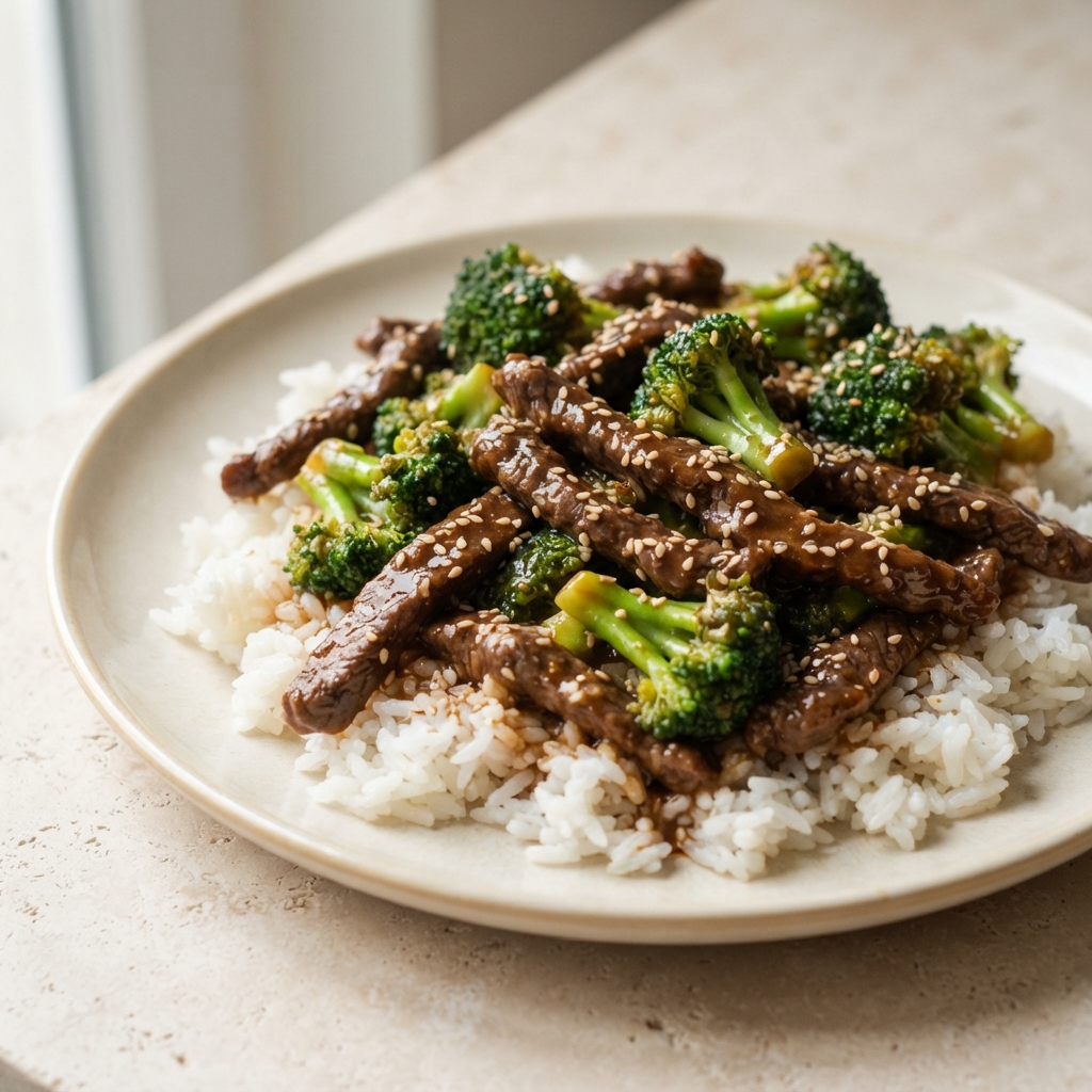 Crockpot Beef and Broccoli
